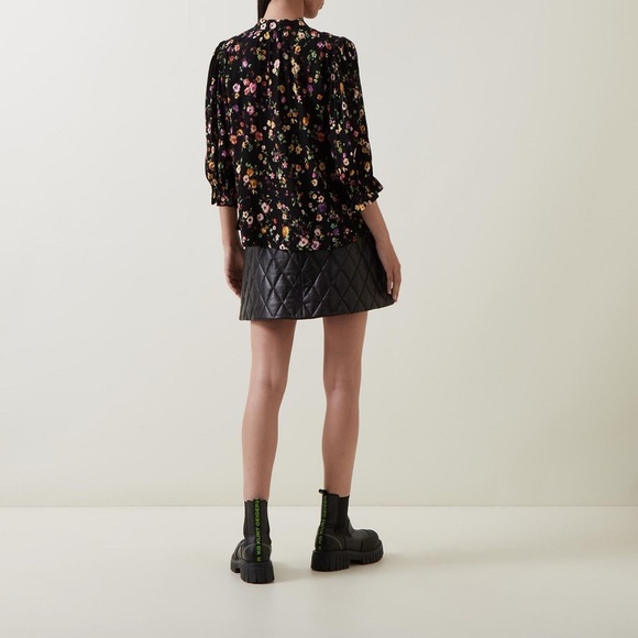 SELECTED FEMME | slfjyn floral print blouse | size 34 - Picture 2 of 6